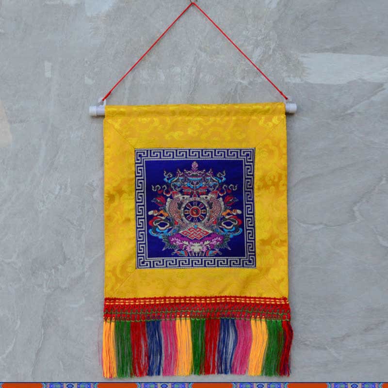 Décoration murale Vajra | Mandala de guérison 32 x 35 cm