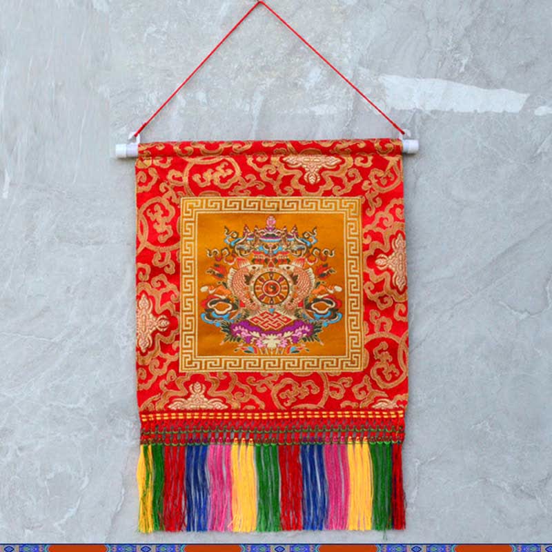 Décoration murale Vajra | Mandala de guérison 32 x 35 cm