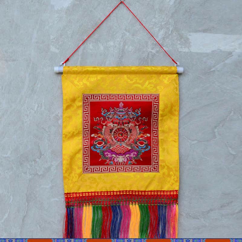 Décoration murale Vajra | Mandala de guérison 32 x 35 cm
