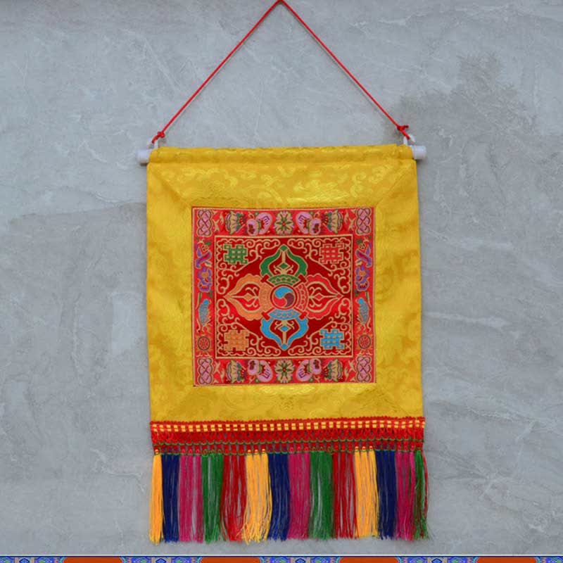 Décoration murale Vajra | Mandala de guérison 32 x 35 cm