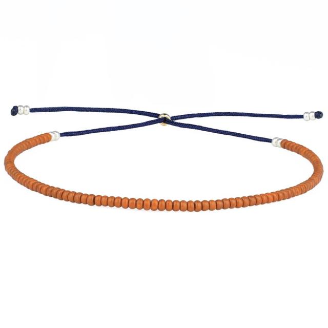 Bracelet en perles de rocaille Miyuki aux couleurs vives et ombrées au néon