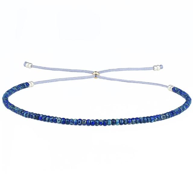 Bracelet en perles de rocaille Miyuki aux couleurs vives et ombrées au néon