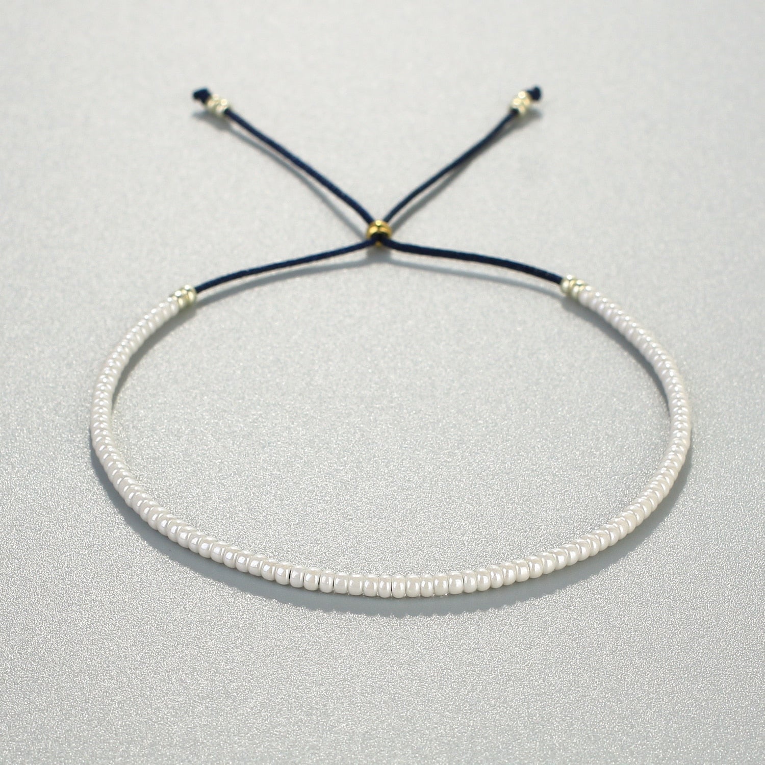 Bracelet en perles de rocaille Miyuki aux couleurs vives et ombrées au néon