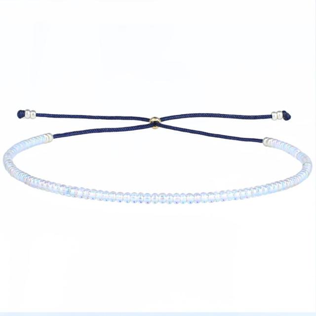 Bracelet en perles de rocaille Miyuki aux couleurs vives et ombrées au néon
