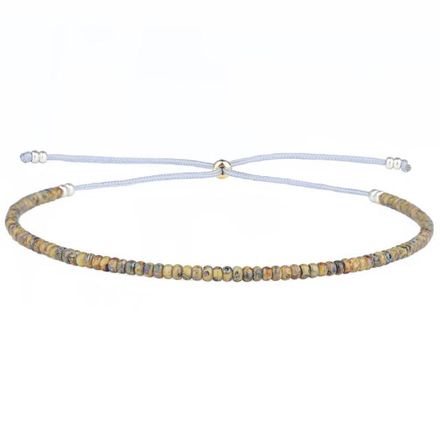Bracelet en perles de rocaille Miyuki aux couleurs vives et ombrées au néon