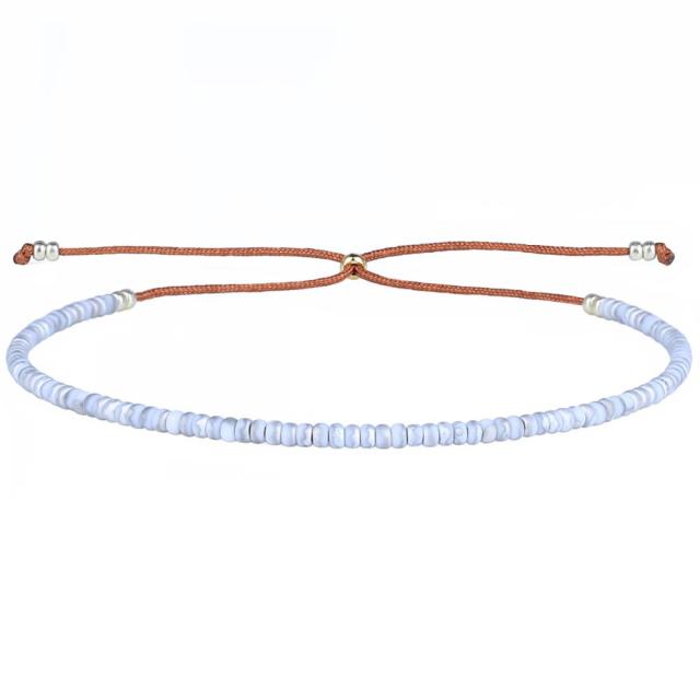 Bracelet en perles de rocaille Miyuki aux couleurs vives et ombrées au néon