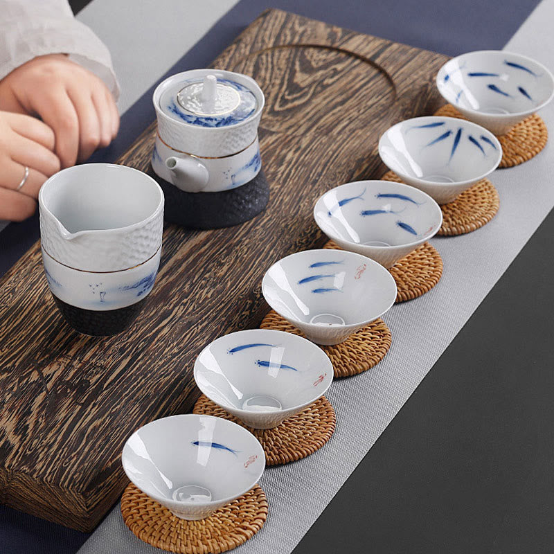 Tasse à thé Kung Fu vintage en céramique | Décor zen 60 ml