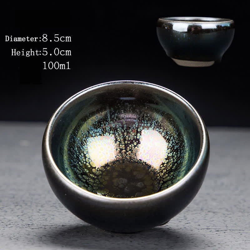 Tasse à thé vintage en céramique 100 ml, vaisselle faite à la main