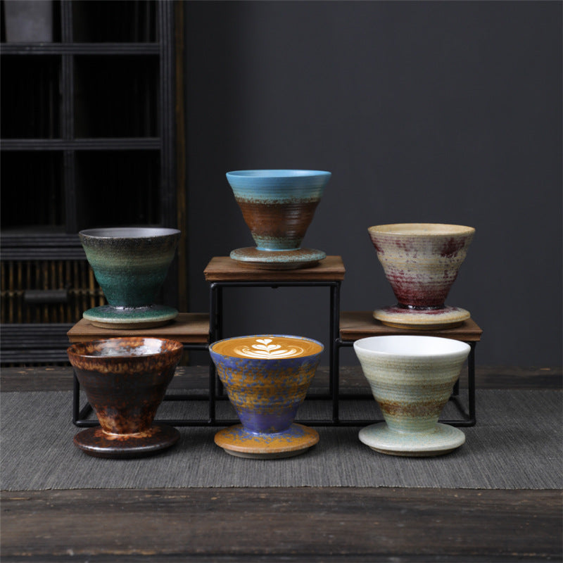 Tasse à café en céramique au design vintage 150 ml, tasse à thé classique