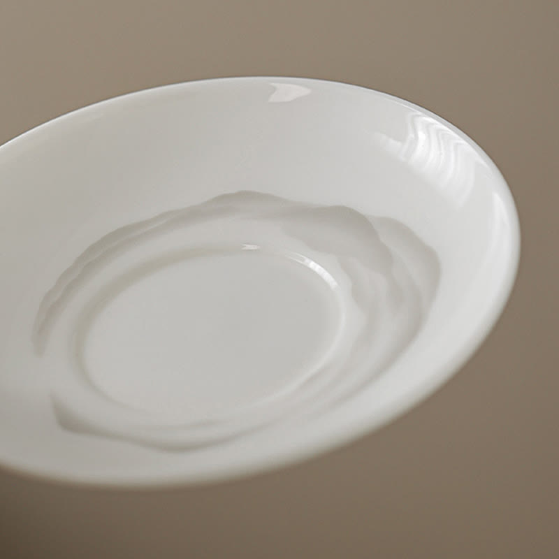 Ensemble de tasses à thé Gaiwan en porcelaine peinte à l'encre vintage pour la méditation