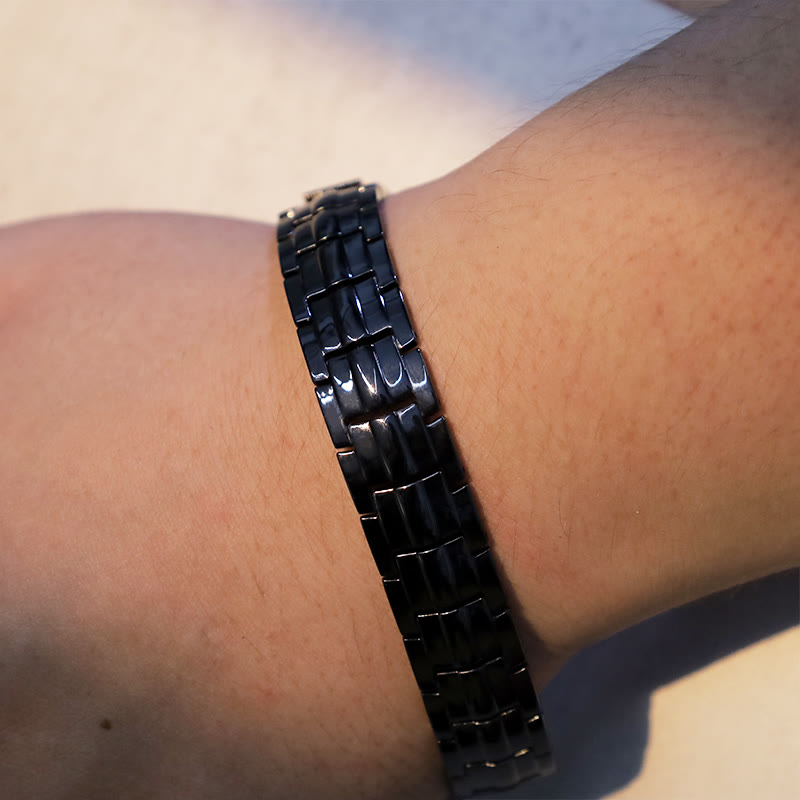 Bracelet manchette magnétique vintage en cuivre pour la guérison spirituelle