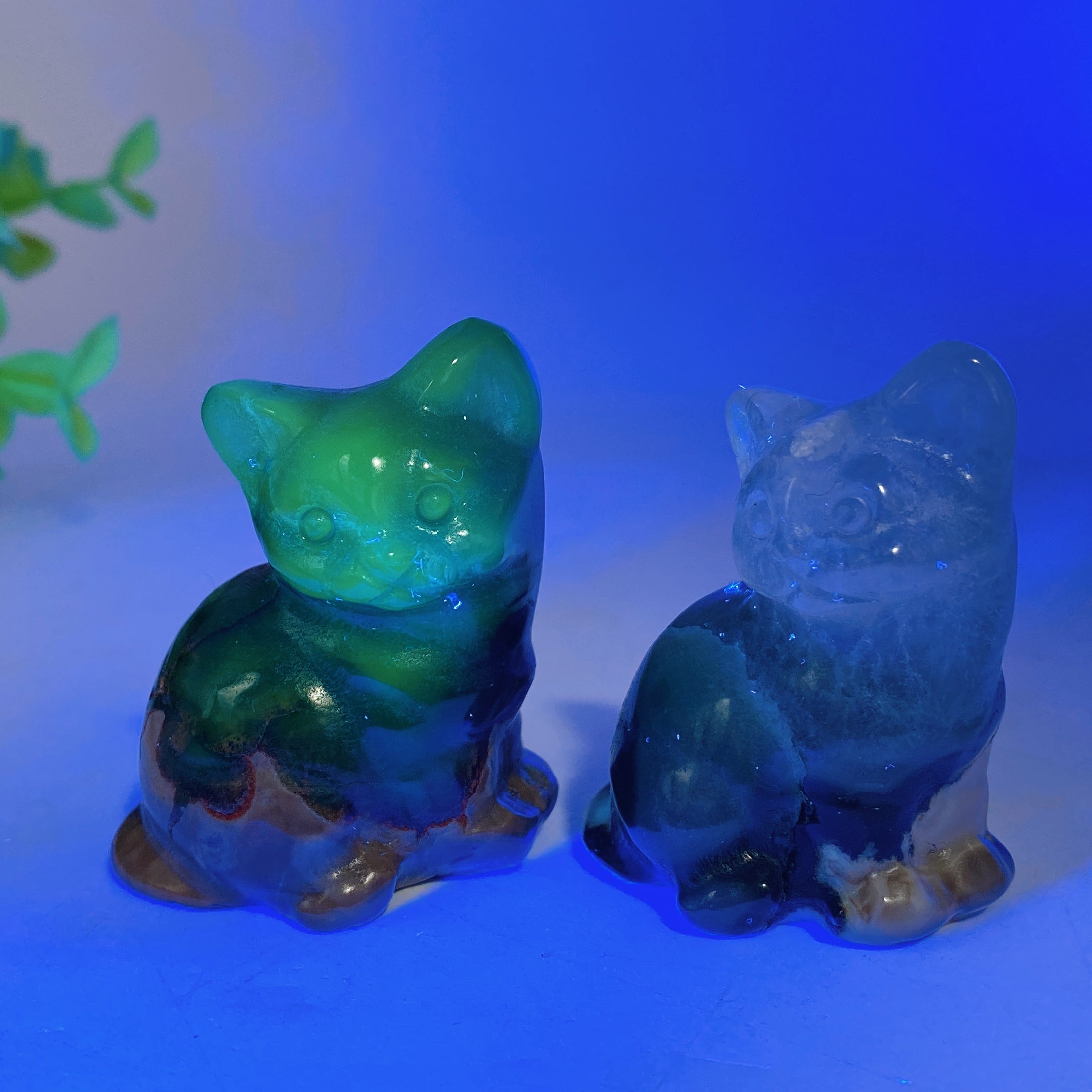 Volcanic Agate 1.8-2.1in Crystal Animal Carvings