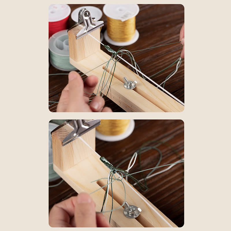 Bracelet en fil de jade blanc et bambou, force et chance