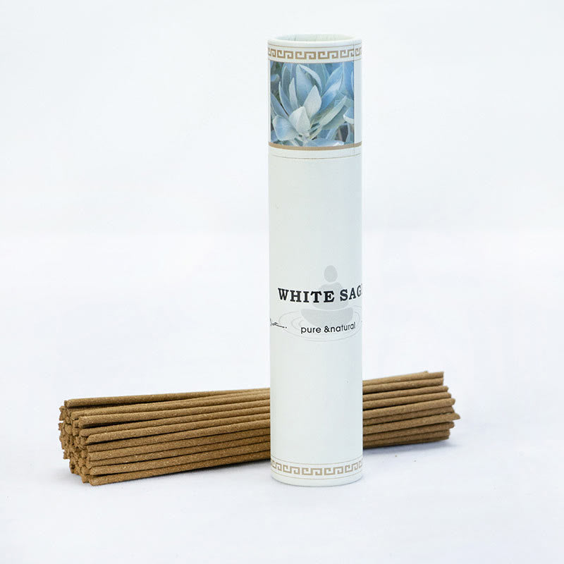 Bâtonnets d'encens à la sauge blanche | Encens rituel purifiant 60 pièces