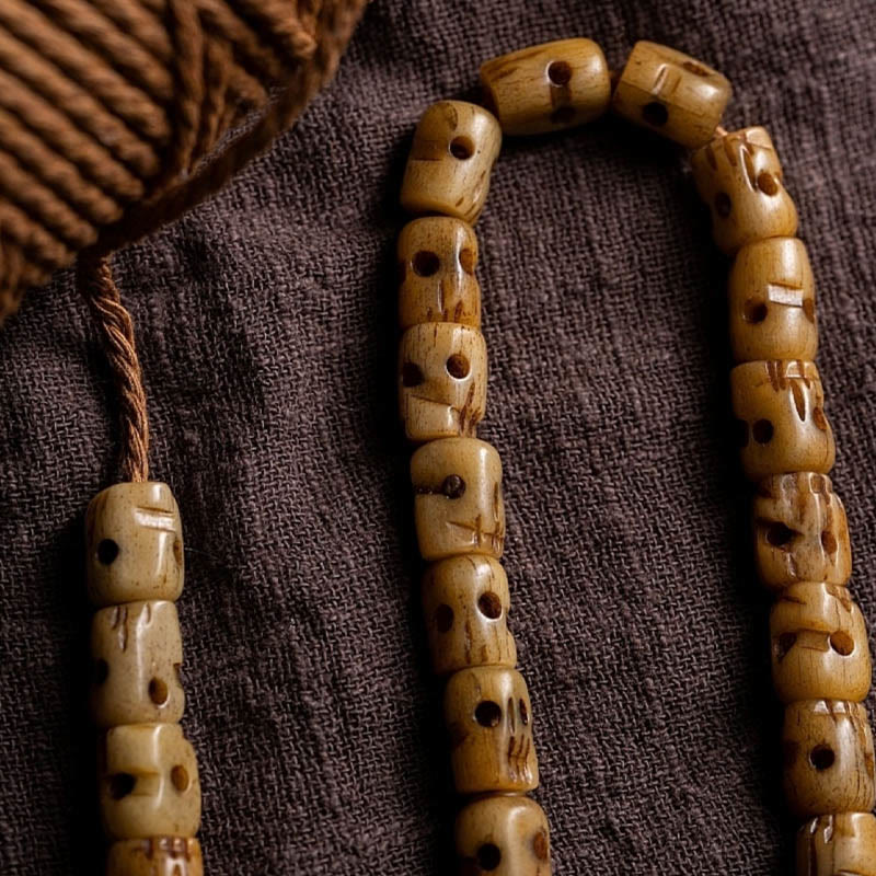 Bracelet spirituel en os de yak | Protection et équilibre énergétique