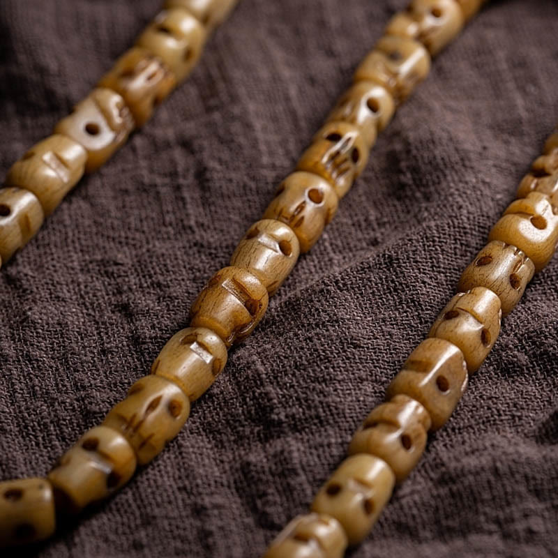 Bracelet spirituel en os de yak | Protection et équilibre énergétique