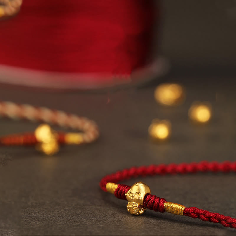 Bracelet Fortune Année du Serpent en or 999