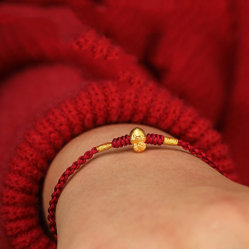 Bracelet Fortune Année du Serpent en or 999