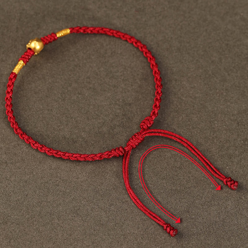 Bracelet Fortune Année du Serpent en or 999