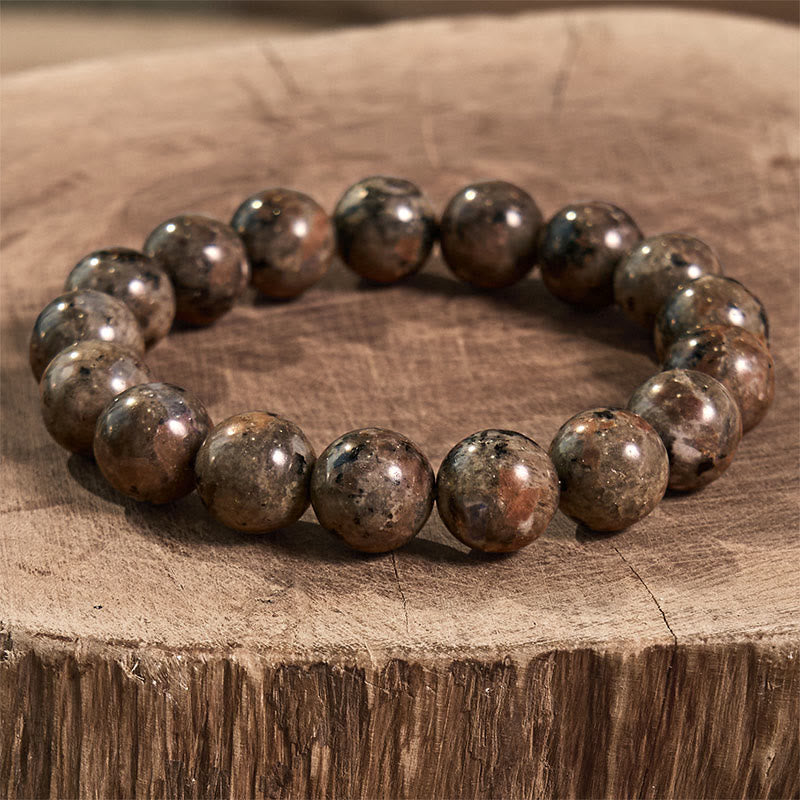 Bracelet de créativité spirituelle Yooperlite 8 mm pour la confiance