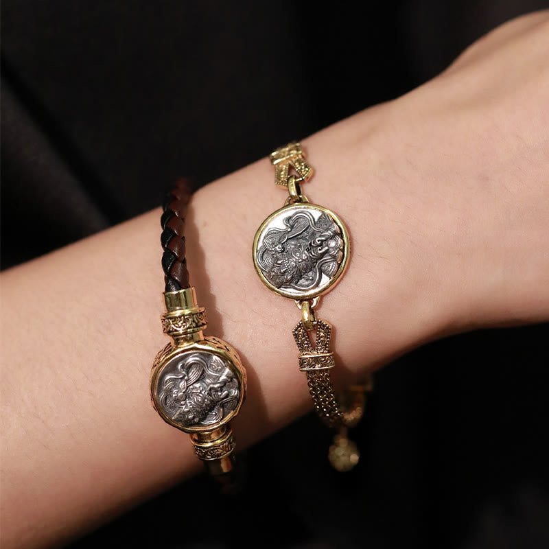 Bracelet de protection en argent 925 Zakiram Déesse de la richesse