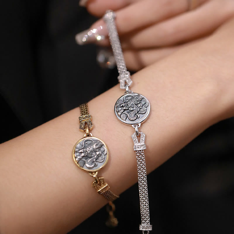 Bracelet de protection en argent 925 Zakiram Déesse de la richesse