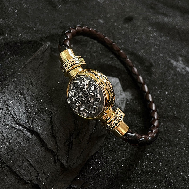 Bracelet de protection en argent 925 Zakiram Déesse de la richesse