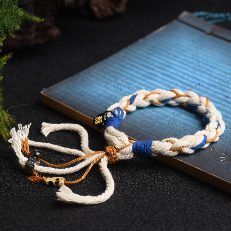 Bracelet spirituel Zakiram Déesse de la richesse Fait main Chance