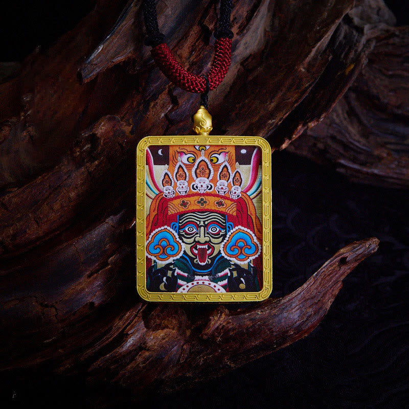 Collier spirituel Zakiram du renard à neuf queues | Richesse et protection
