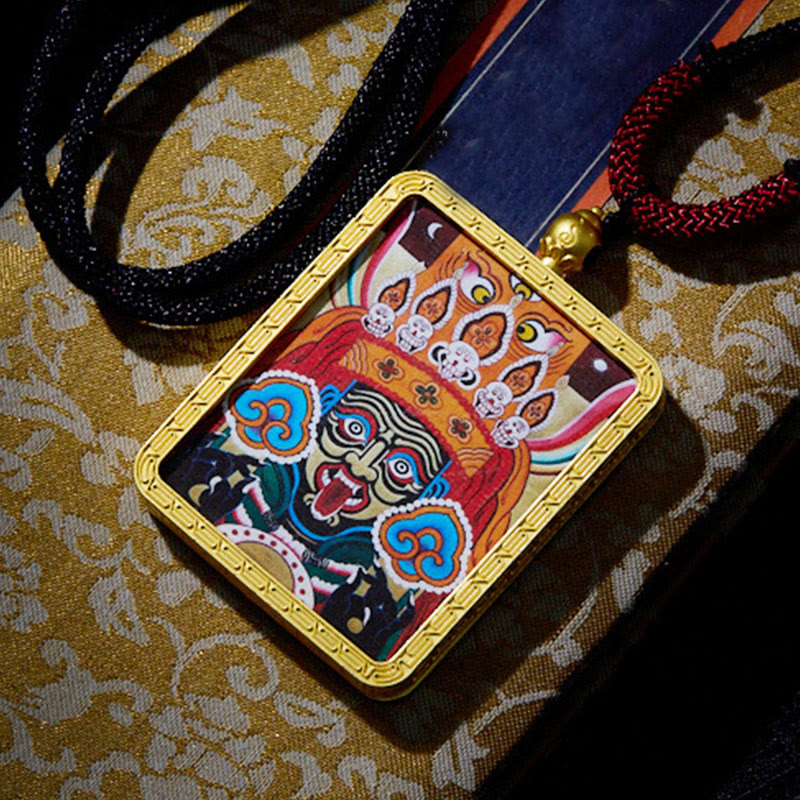 Collier spirituel Zakiram du renard à neuf queues | Richesse et protection