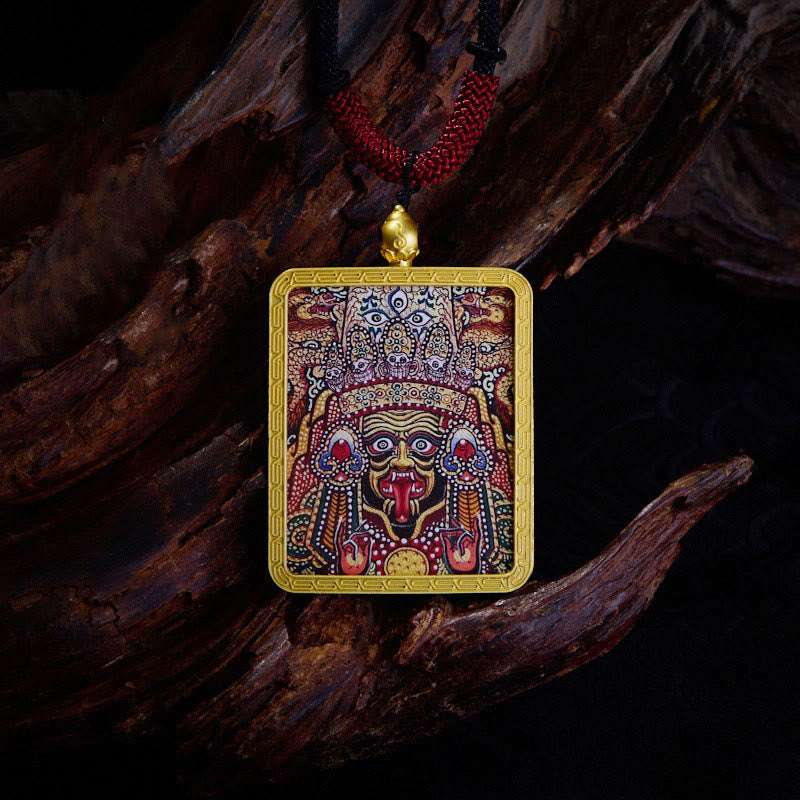 Collier spirituel Zakiram du renard à neuf queues | Richesse et protection