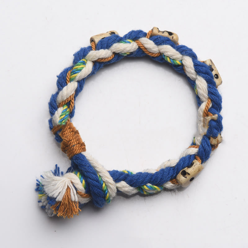 Bracelet en fil rouge Zakiram Wealth Goddess fabriqué à la main