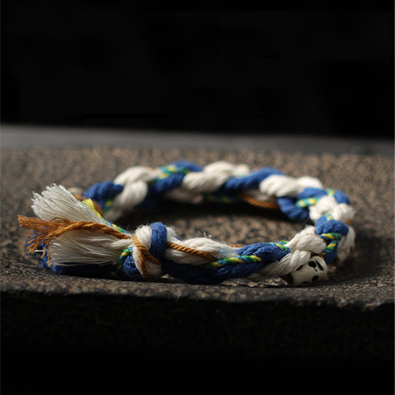 Bracelet en fil rouge Zakiram Wealth Goddess fabriqué à la main