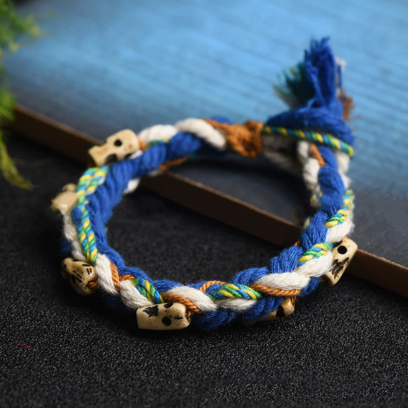 Bracelet en fil rouge Zakiram Wealth Goddess fabriqué à la main