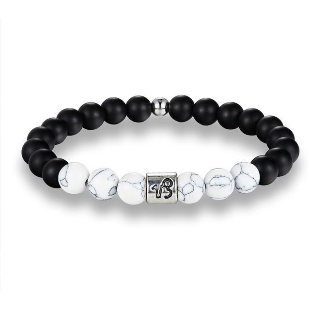 Bracelet Howlite Zodiac pour l'équilibre spirituel