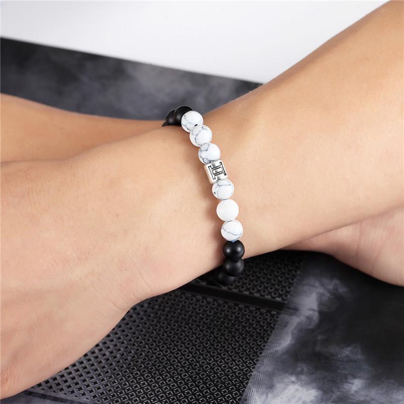 Bracelet Howlite Zodiac pour l'équilibre spirituel