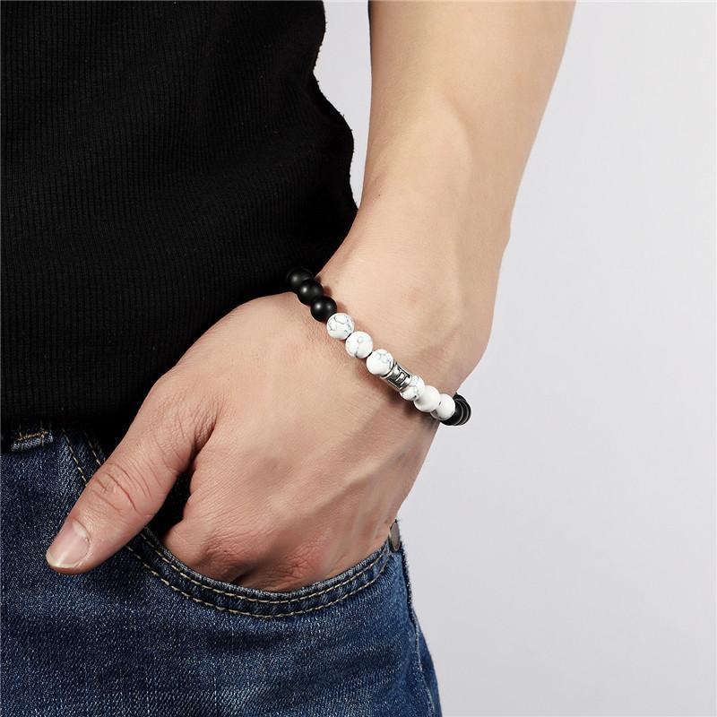 Bracelet Howlite Zodiac pour l'équilibre spirituel