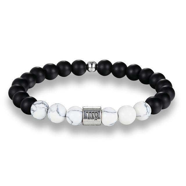 Bracelet Howlite Zodiac pour l'équilibre spirituel
